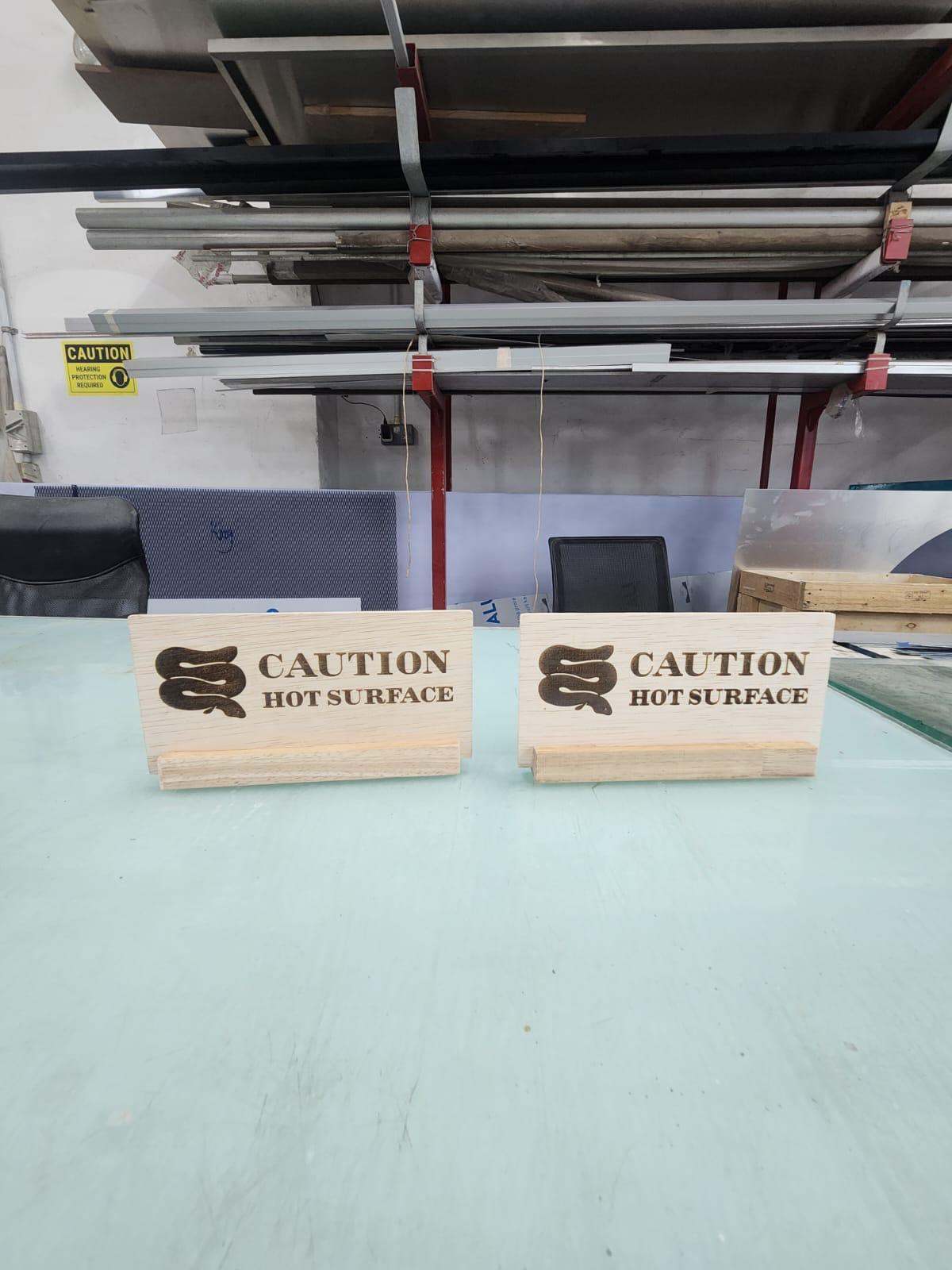 Wooden Laser Engraved